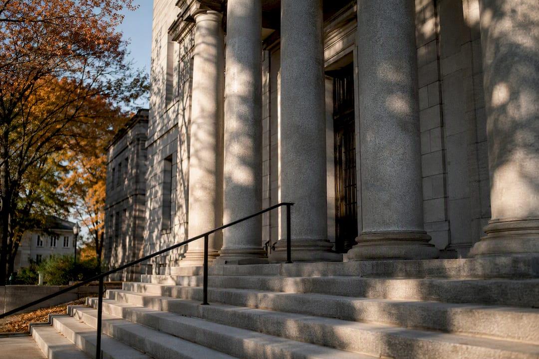 Granite Criminal Defense New Hampshire Courthouse Entrance Exterior